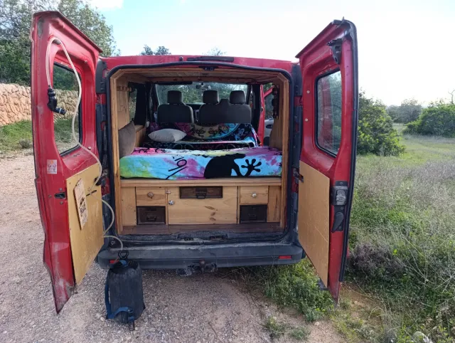 Furgoneta para reparar