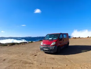 Furgoneta para reparar