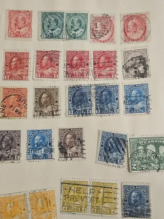 NUFILART Colección clásica de sellos de Canadá.