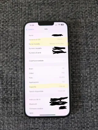 iPhone 13 Pro Max 256GB Grigio Siderale