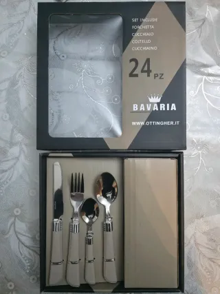 Set Pentole AMC Prestige 23pz + Posate Bavaria