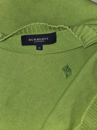 Jersey Burberry London Verde Talla M
