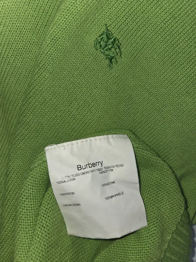 Jersey Burberry London Verde Talla M