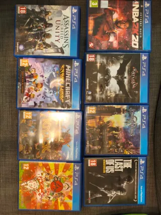 Lote y por separado juegos PS4
