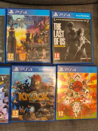 Lote y por separado juegos PS4