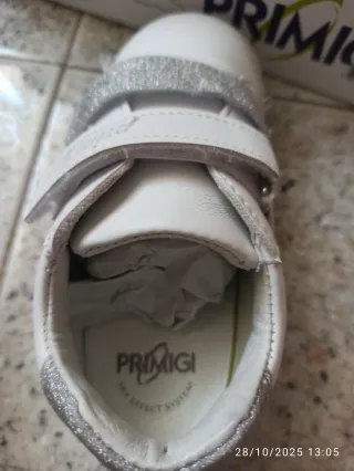 Scarpine Primigi bianche con stelle