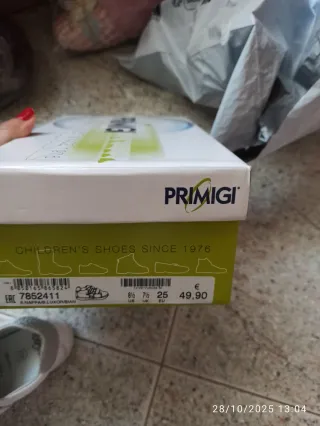 Scarpine Primigi bianche con stelle