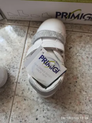 Scarpine Primigi bianche con stelle