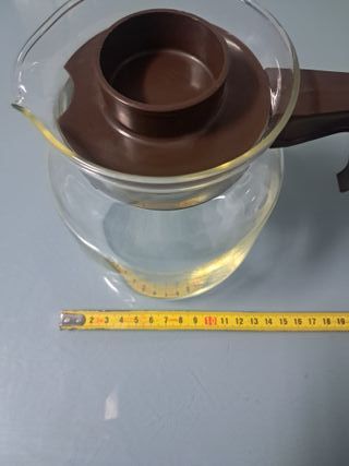 Jarra cafetera de cristal