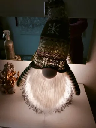 Muñeco de Navidad con Copos de Nieve