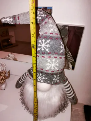 Muñeco de Navidad con Copos de Nieve