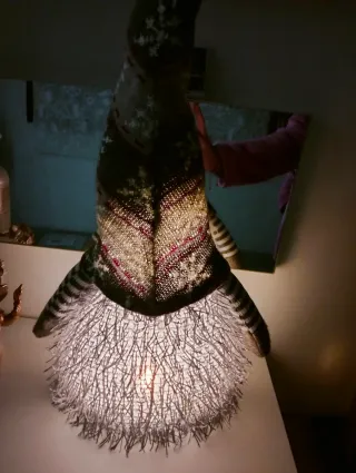 Muñeco de Navidad con Copos de Nieve