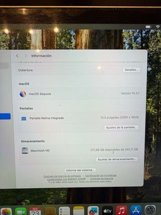 MacBook Pro M1 2020 Gris Espacial