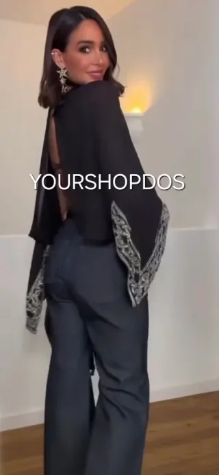 Capa semitransparente manga murciélago ZARA T/XS/S