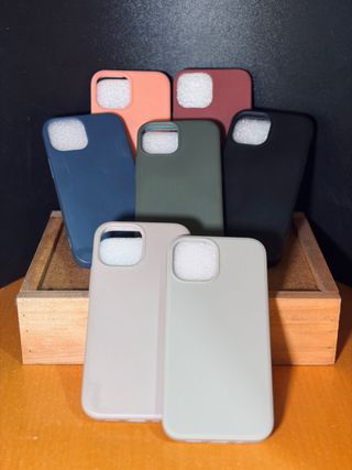 Confezione da 7 custodie in silicone per iPhone 13 Mini