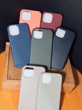 Confezione da 7 custodie in silicone per iPhone 13 Mini