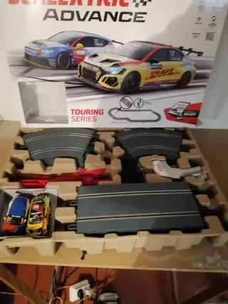 Scalextric SCX Recta y Curva Chicane