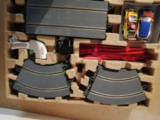 Scalextric SCX Recta y Curva Chicane