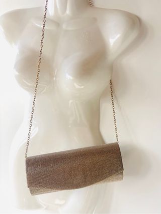 Bolso de fiesta dorado