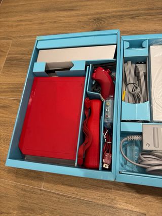 Wii Roja Edición 25 Aniversario Super Mario Bros