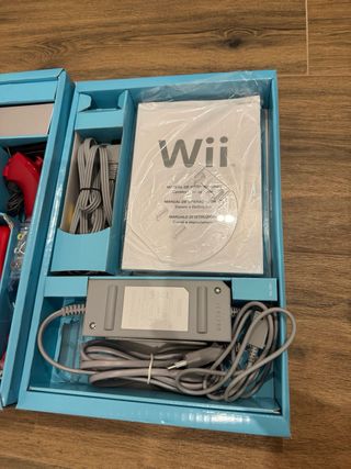 Wii Roja Edición 25 Aniversario Super Mario Bros