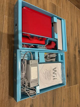 Wii Roja Edición 25 Aniversario Super Mario Bros