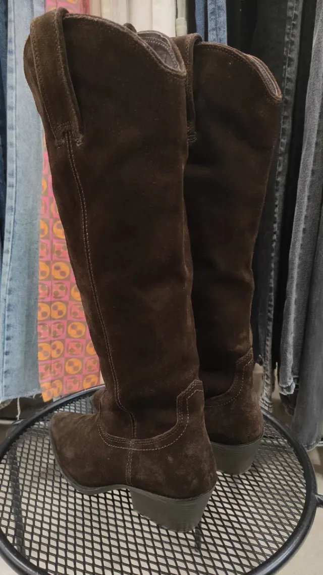 Botas de camurça Zara Tamanho 35