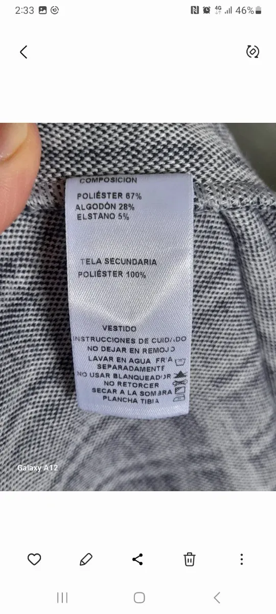 Vestido SEVEN cuadros azul y blanco