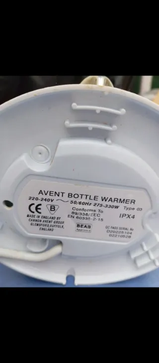 Calienta biberones Avent