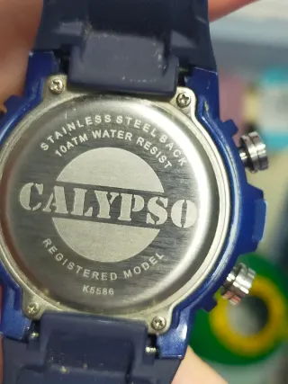 Reloj Calypso K5586 Azul y Dorado