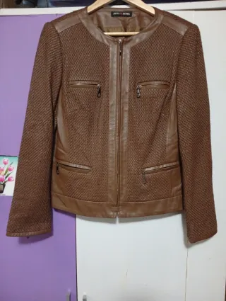 Chaqueta Punt Roma elegante marrón