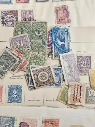 NUFILART Colección de sellos  de Colombia s XIX