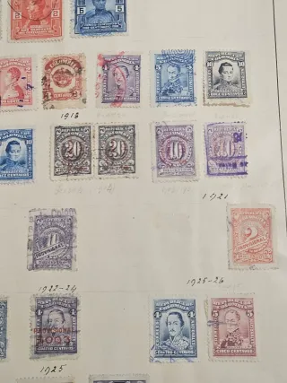 NUFILART Colección de sellos  de Colombia s XIX