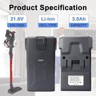 NUEVO! Batería 21.6V 3000mAh 64.8WH Hoover h-free