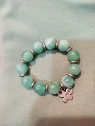 Sudadera Tiffosi verde con cordones florales