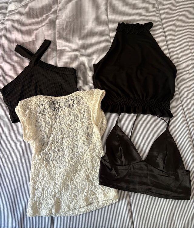Lote 4 tops y camisetas