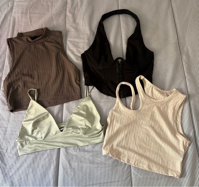 Lote 4 tops y camisetas
