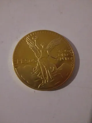 Moneda 50 Pesos Mexicanos Chapada Oro