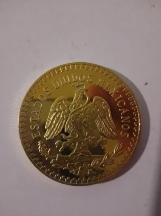 Moneda 50 Pesos Mexicanos Chapada Oro