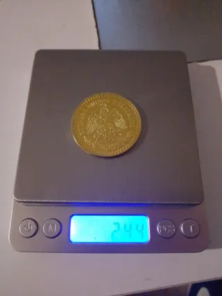 Moneda 50 Pesos Mexicanos Chapada Oro