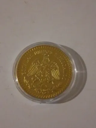 Moneda 50 Pesos Mexicanos Chapada Oro