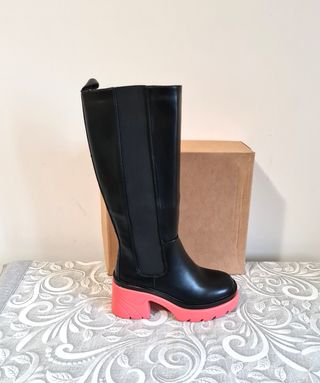 Stivali Tulipano ecopelle n.36 nero nuovo