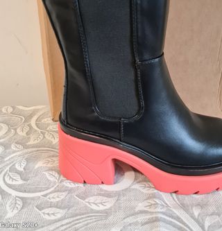 Stivali Tulipano ecopelle n.36 nero nuovo