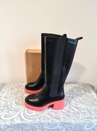 Stivali Tulipano ecopelle n.36 nero nuovo