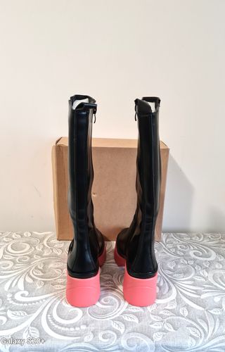 Stivali Tulipano ecopelle n.36 nero nuovo