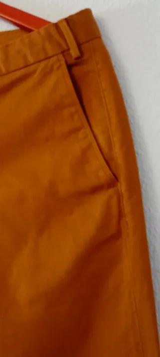 Pantalón chino Massimo Dutti naranja