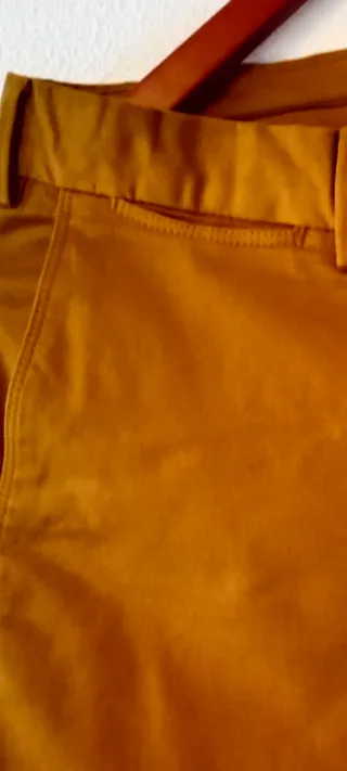 Pantalón chino Massimo Dutti naranja