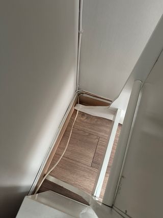 Espejo Joyero de Pie Blanco