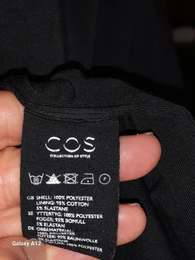 Vestido COS Negro Talla S.