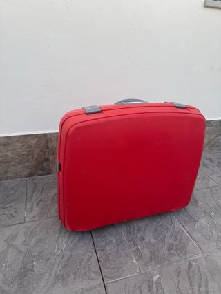 Juego de 2 maletas rojas